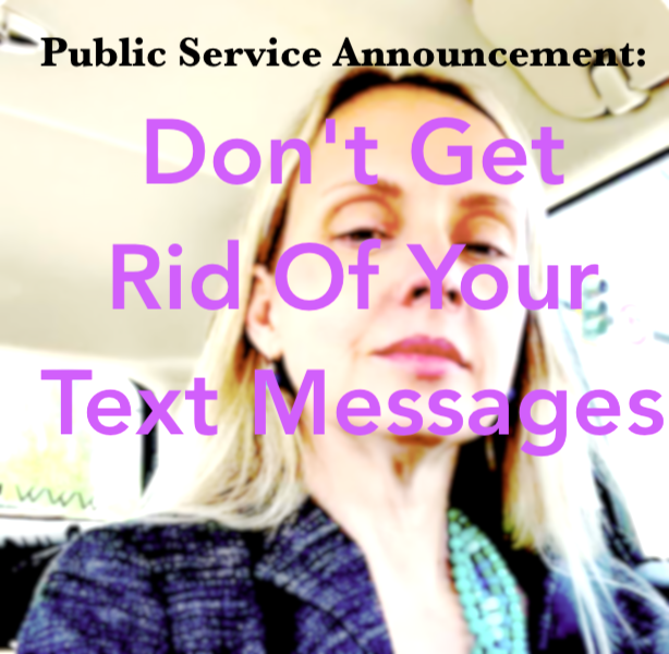 how do you get rid of old text messages